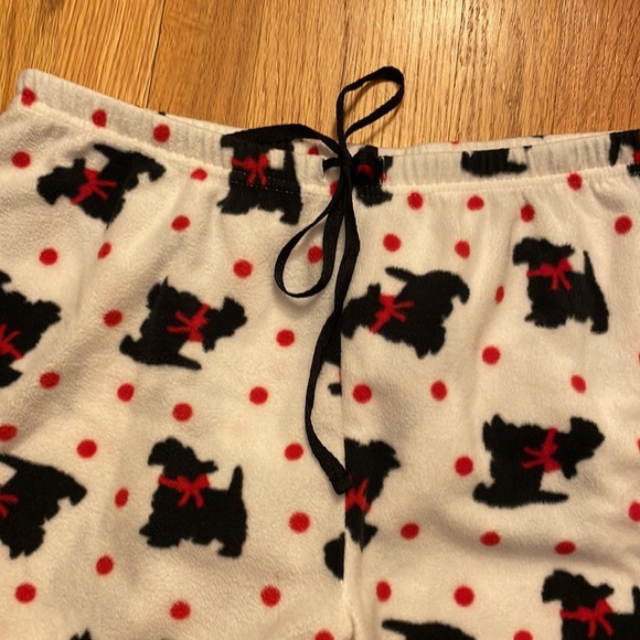 Scottie Dog Fleece Lounge Pants - Picture 2 of 4